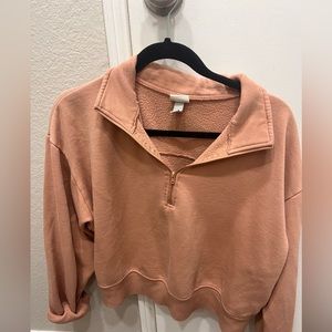 Half zipped sweater